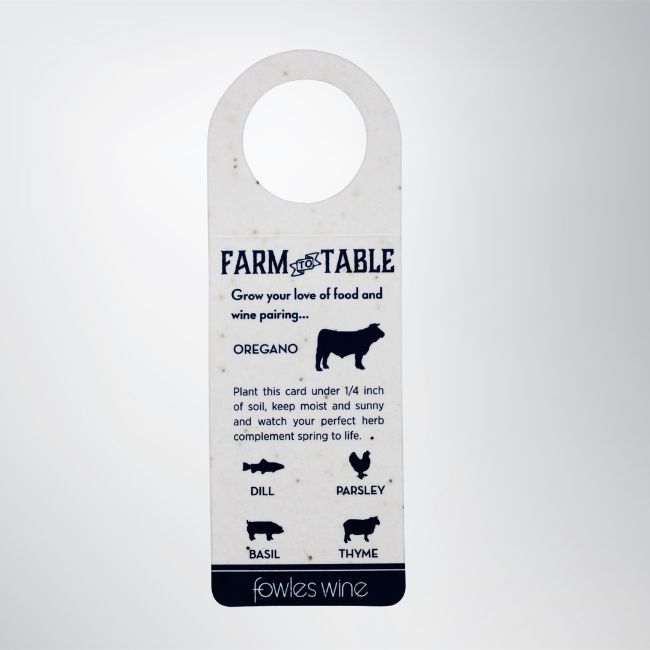 Plantable Seed Paper Bottle Neckers Plantable Seed Paper Bottle Neckers