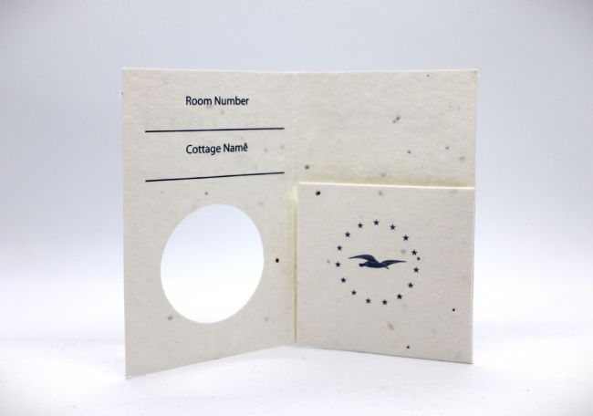 Plantable Seed Paper Key Card Holder Option 1