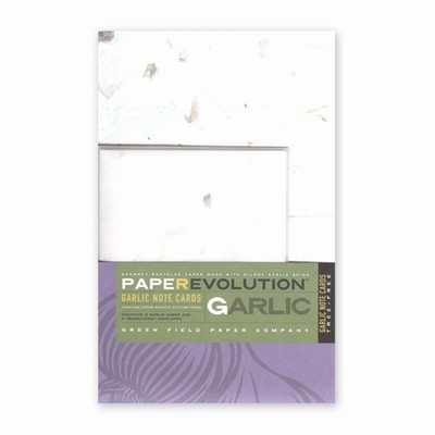 PaperEvolution® Note Set- Gilroy Garlic, Natural White