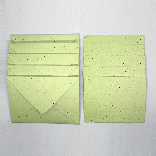 Grow-A-NoteÃƒÆ’Ã†â€™ÃƒÂ¢Ã¢â€šÂ¬Ã…Â¡ÃƒÆ’Ã¢â‚¬Å¡Ãƒâ€šÃ‚Â® Deckled Envelope - Pistachio 