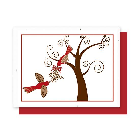 Grow-A-Note® Red Bird Card   
