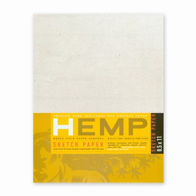 Hemp Heritage® Sketch Paper Art Pack, Medium 8.5