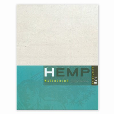 Hemp Heritage® Watercolor Paper Art Pack, Large 11