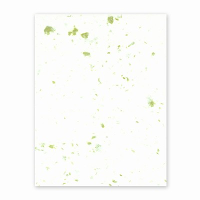 Handmade Specialty Sheet- Speckled Moss