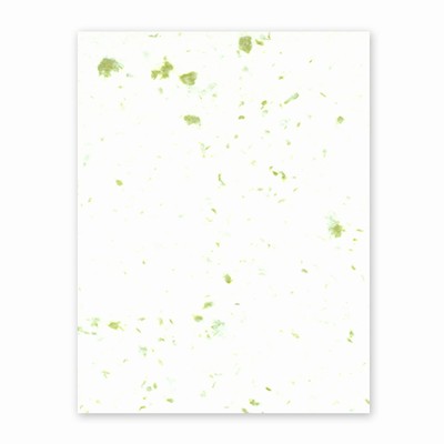 Handmade Specialty Sheet- Speckled Moss
