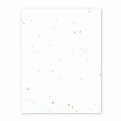 Handmade Specialty Sheet- Speckled Orange