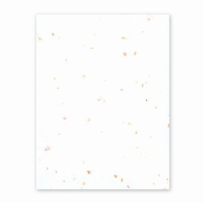 Handmade Specialty Sheet- Speckled Orange