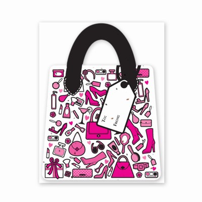 Gift & Grow Purse Gift Card Holder Girly