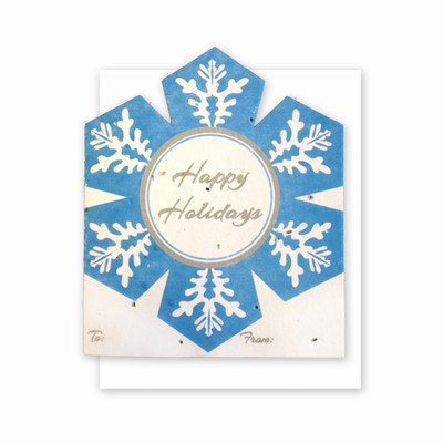 Grow-A-Note® Personal Touch Gift Card Holder™ Snowflake