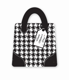 Gift & Grow Mothers Day Purse Gift Card Holder Houndstooth