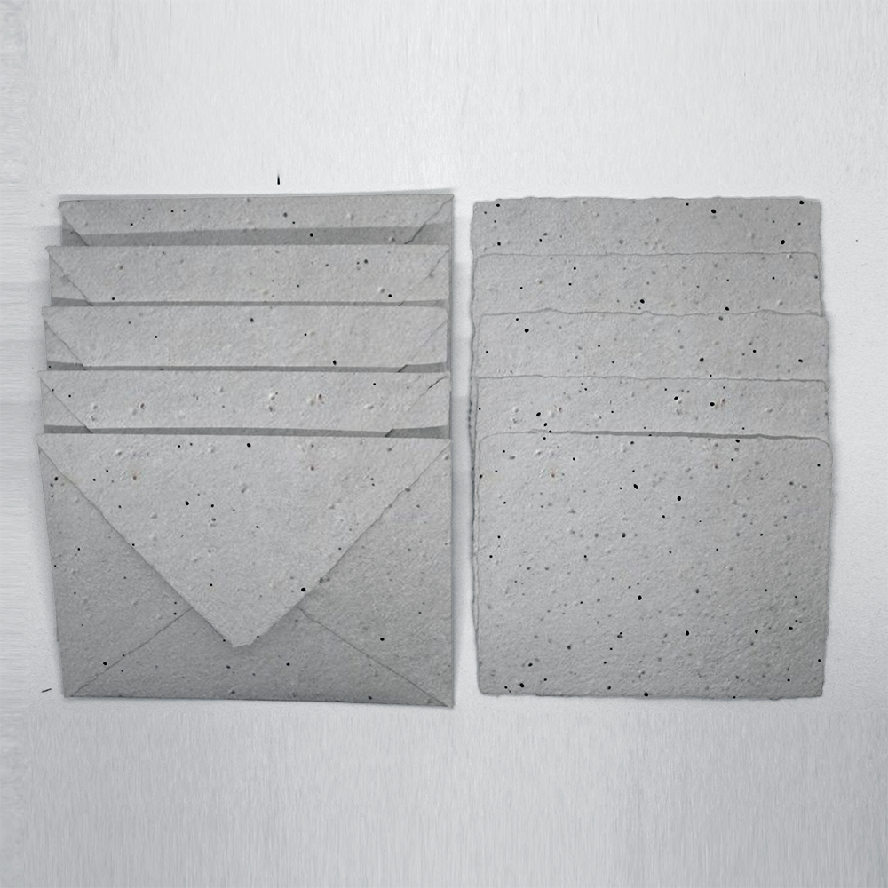Grow-A-NoteÂ® Deckled Envelope - Grey