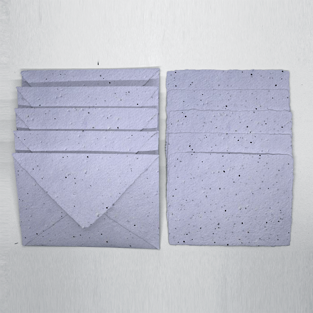 Grow-A-NoteÂ® Deckled Envelope - Lavender