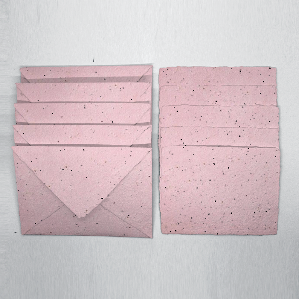 Grow-A-NoteÃ‚Â® Deckled Envelope - Pink 