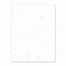 Handmade Specialty Sheet- Speckled Orange