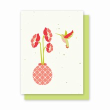 Grow-a-Note® Hummingbird Flower Vase