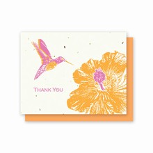 Grow-A-Note® Thank You Hummingbird Hibiscus