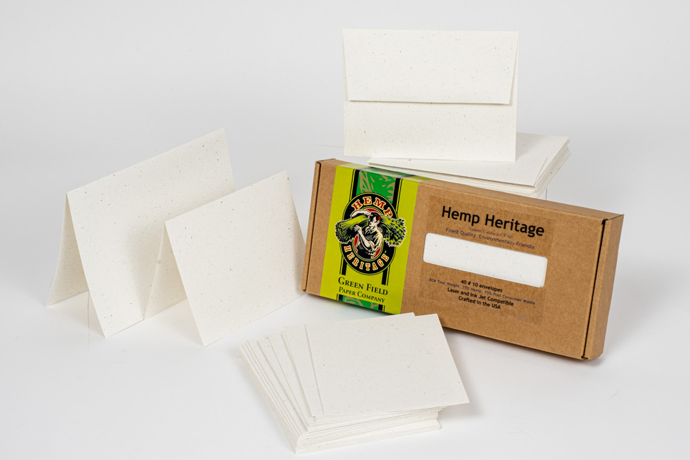 Hemp Business Cards with Sustainable Paper