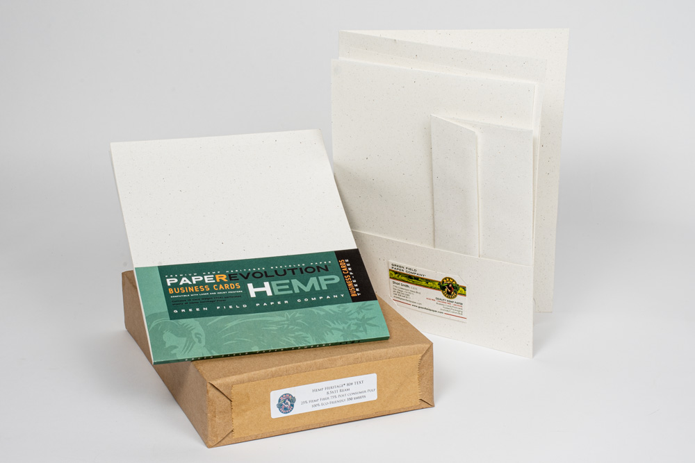 Hemp Business Cards with Sustainable Paper